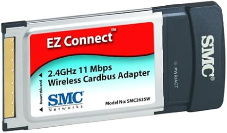 SMC SMC2635W 802.11b Mbps Wireless Cardbus Adapter