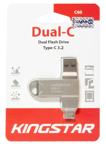 فلش مموری کینگ استار مدل c60 ظرفیت 128 گیگابایت