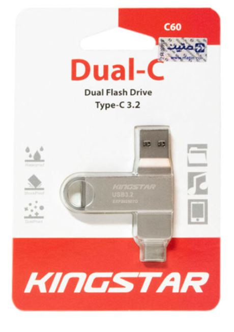 فلش مموری کینگ استار مدل c60 ظرفیت 128 گیگابایت