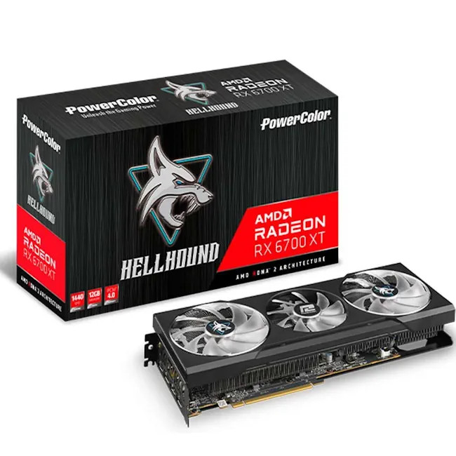 RX 6700 XT PowerColor Hellhound RADEON 12GB