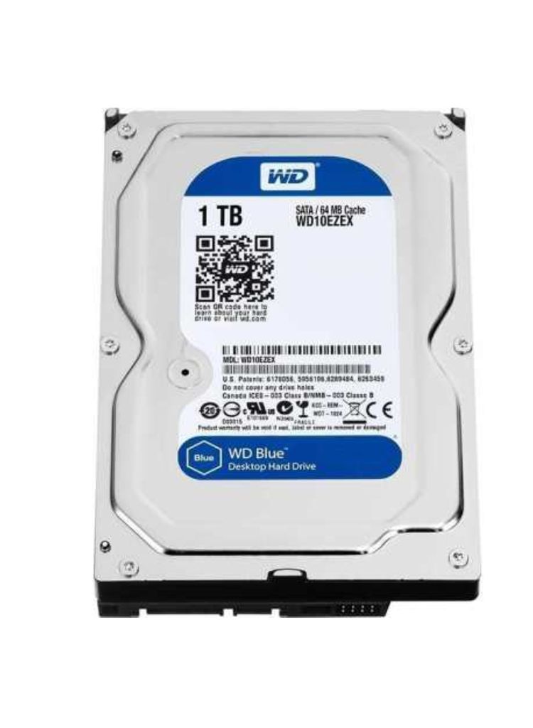 هارددیسک اینترنال وسترن دیجیتال مدل Blue WD10EZEX ظرفیت 1 ترابایت، اصل