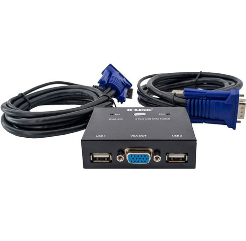 سوییچ KVM با 2 پورت مدل KVM-222 دی-لینک